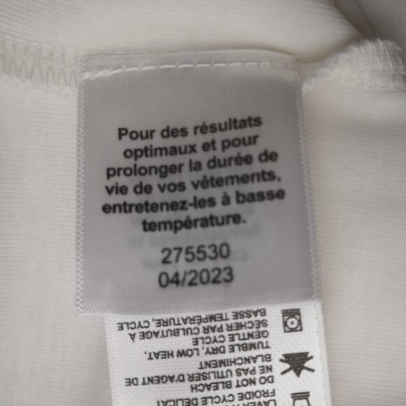 NWT Denver Hayes Ladies Size Large White V-neck Fitted 3/4 Sleeves T-shirt - Picture 10 of 13